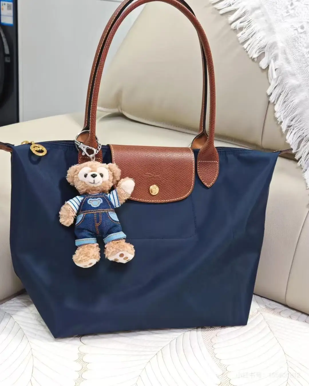 Sac à main femme en nylon avec poche intérieure