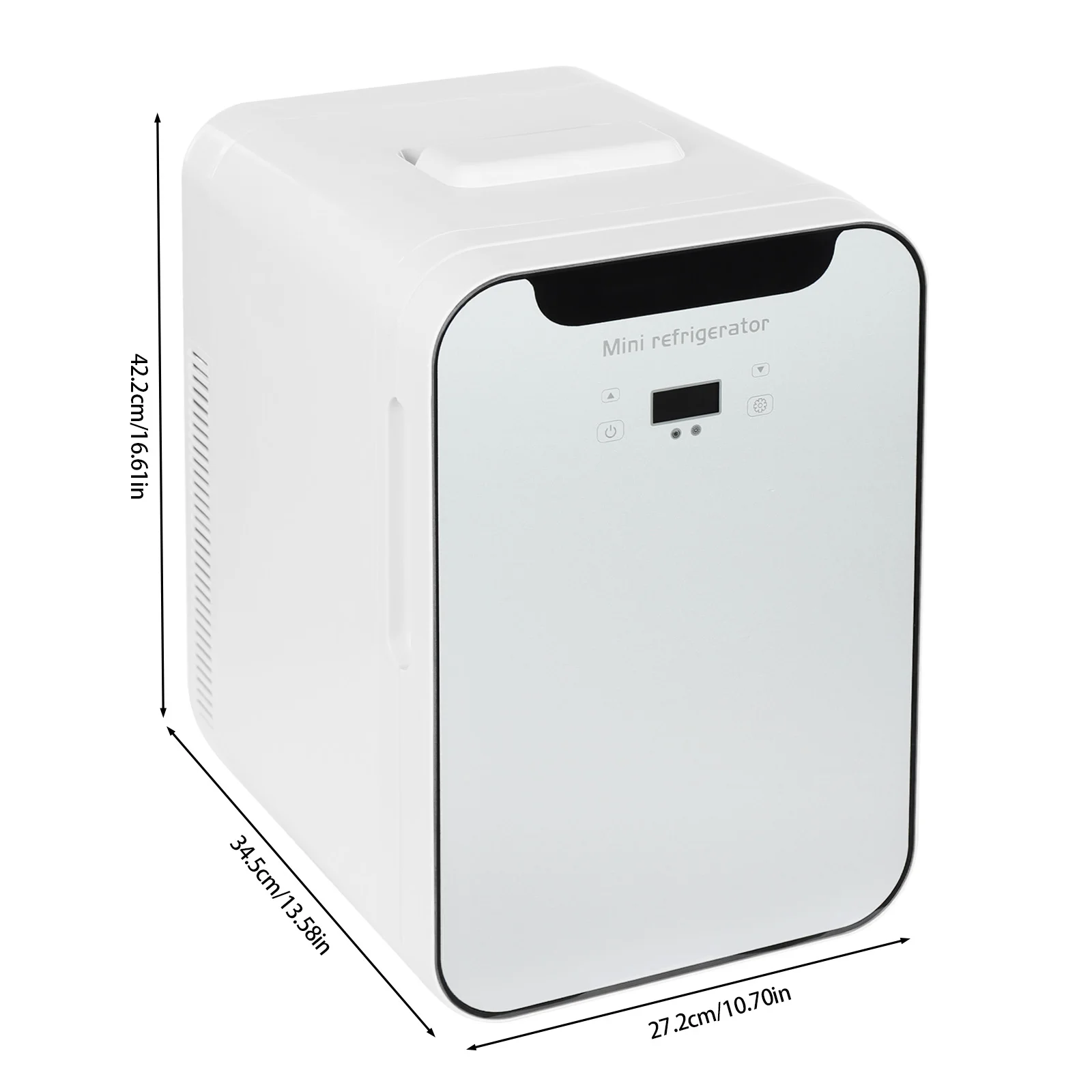 Mini réfrigérateur portable 16 litres blanc Vracado