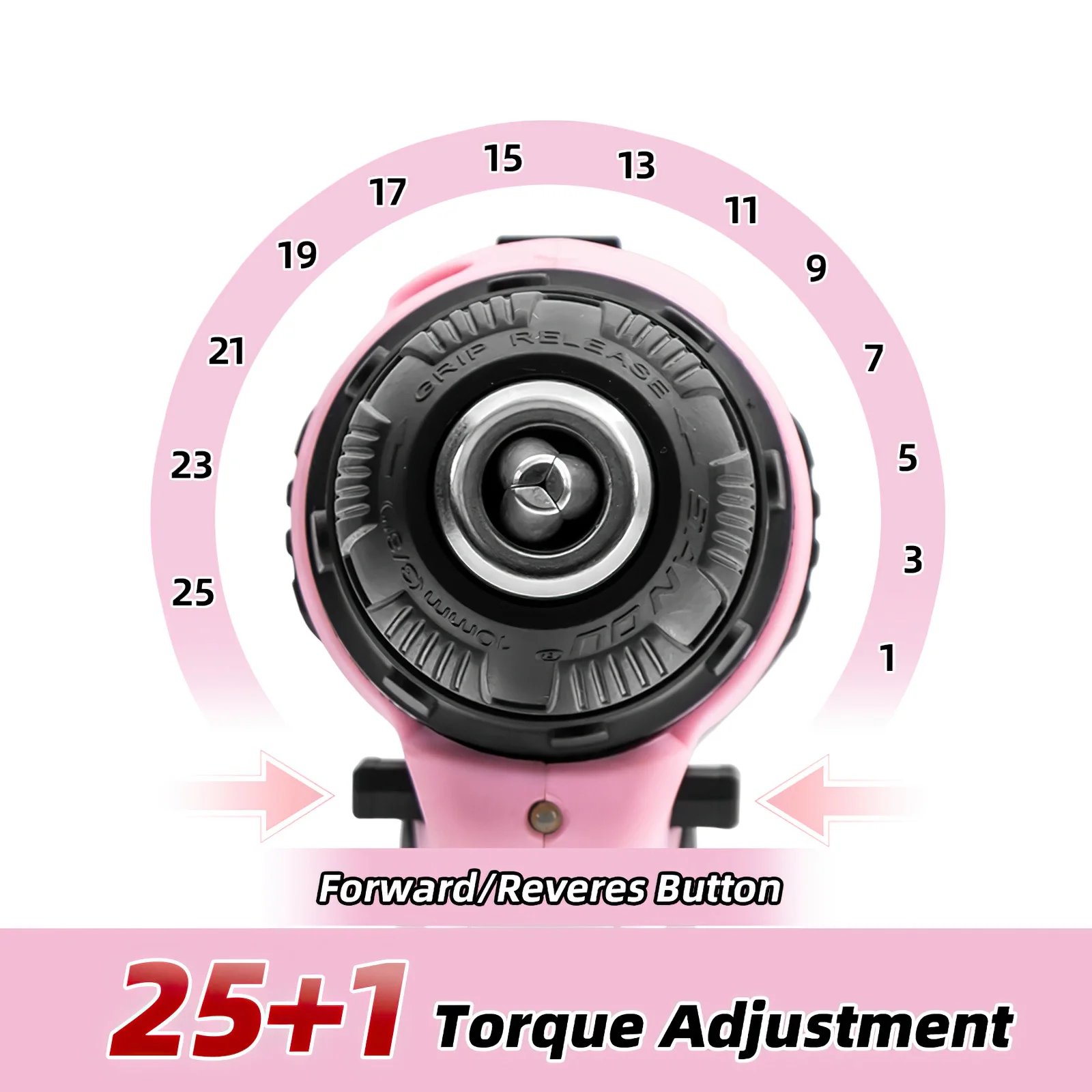 Perceuse sans fil et ses accessoires rangés dans une mallette