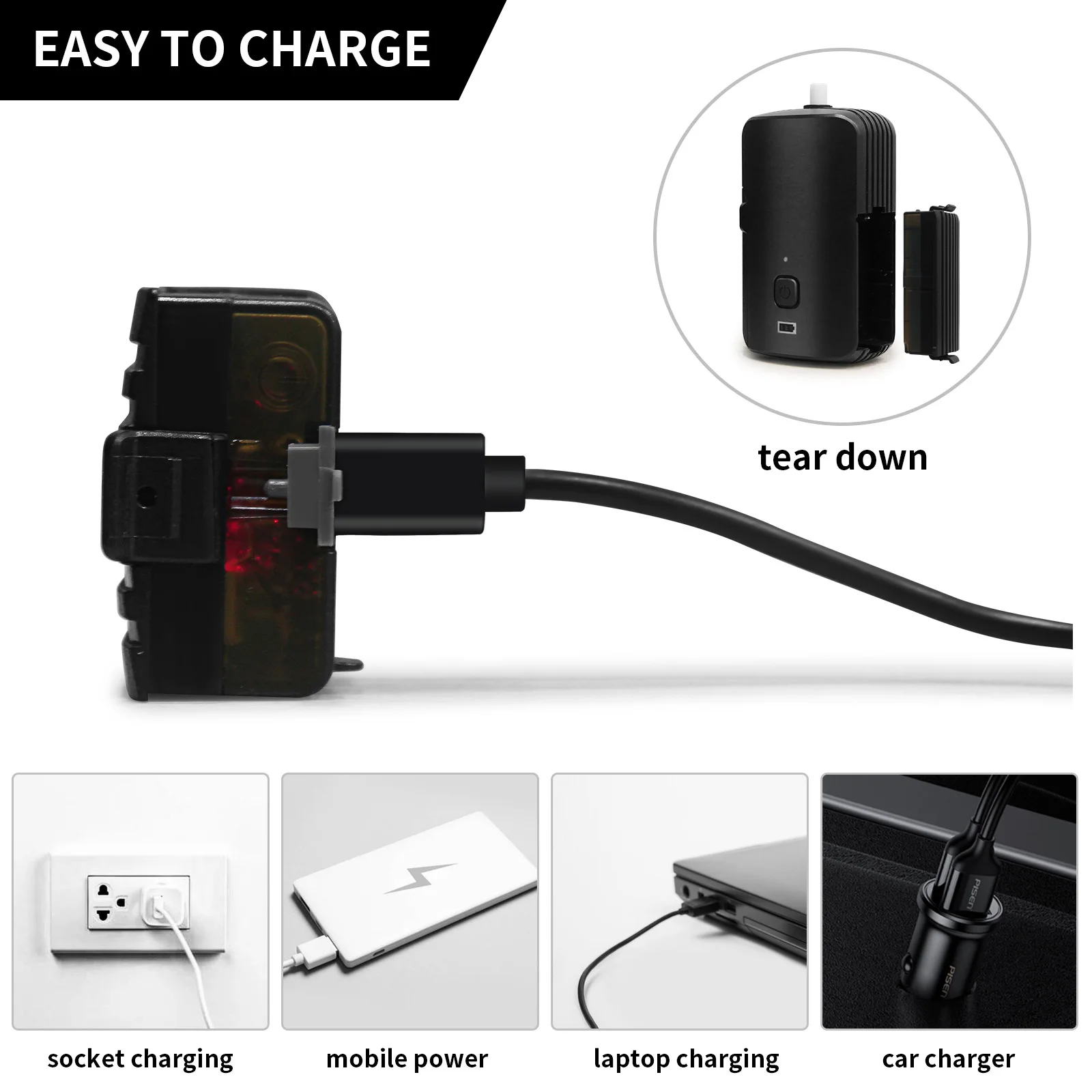 Douche portable utilisée pour laver un chien à l'extérieur