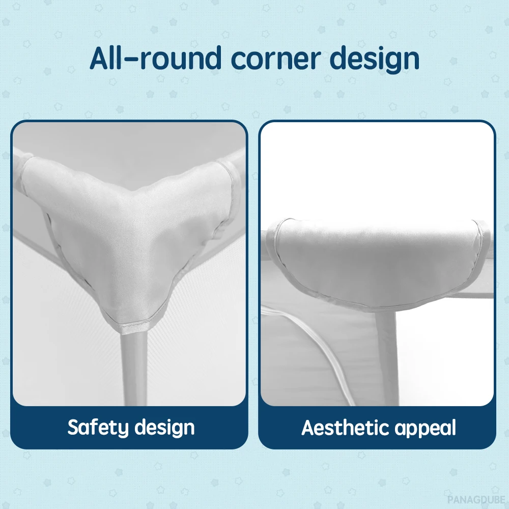 Vue aérienne du grand parc de jeu bébé