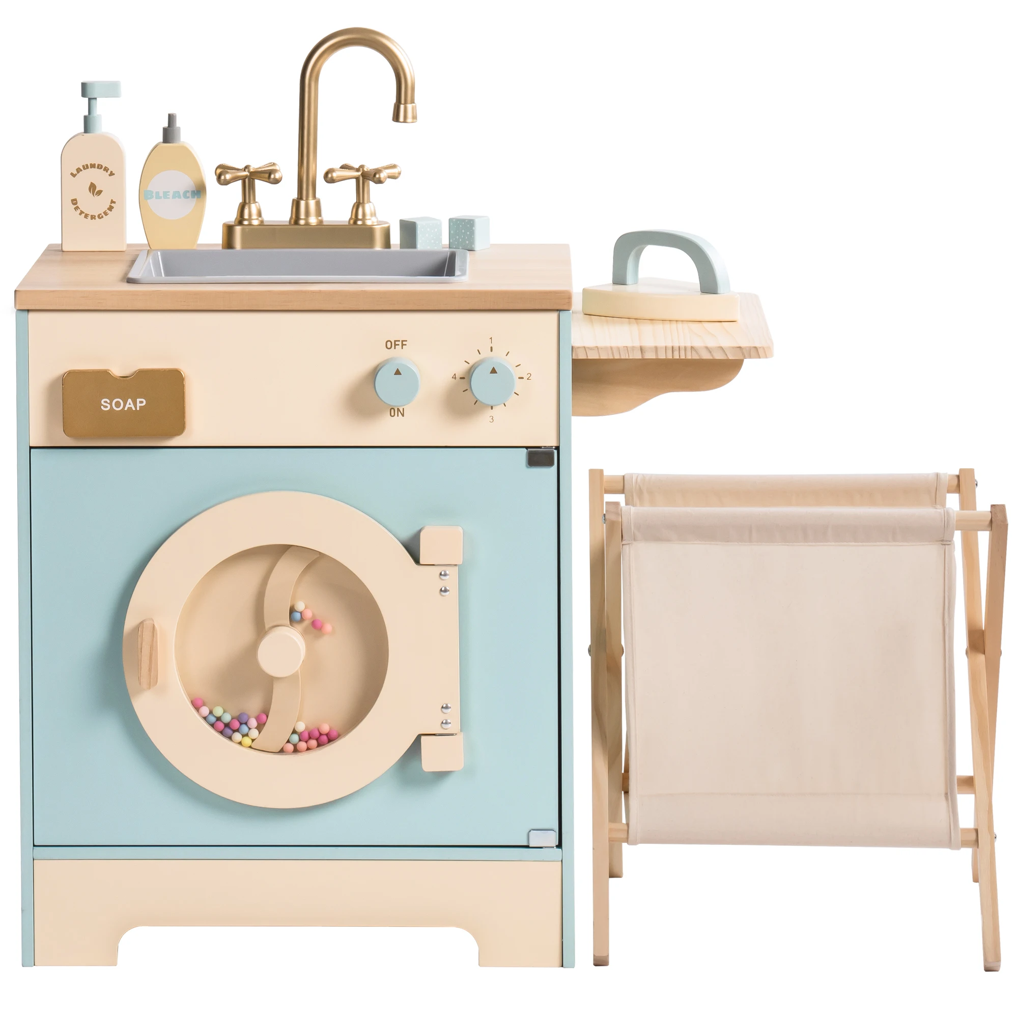 Détails du four jouet en bois avec plaque de cuisson pour enfant