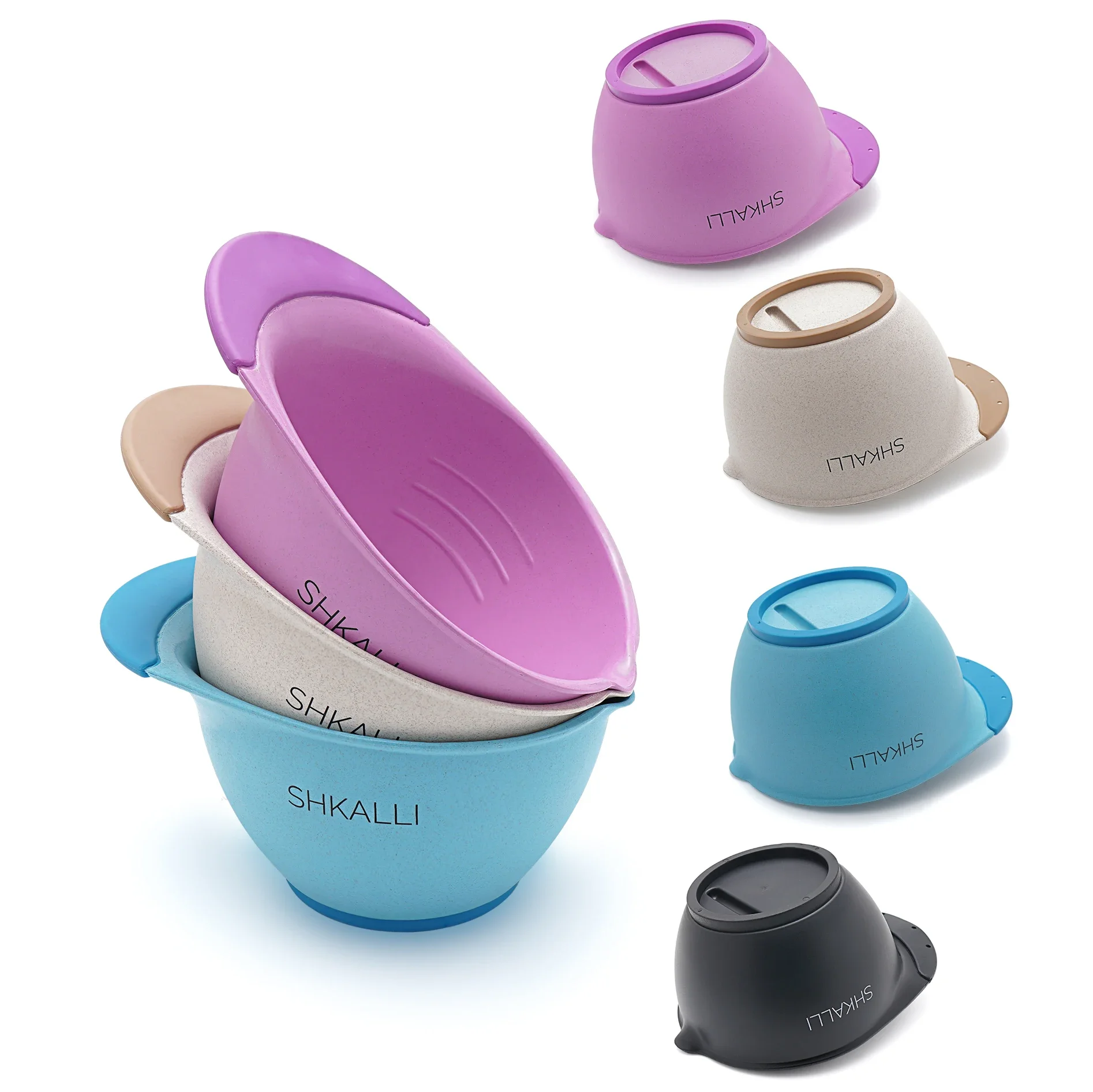 Bol mélangeur de coloration avec graduations