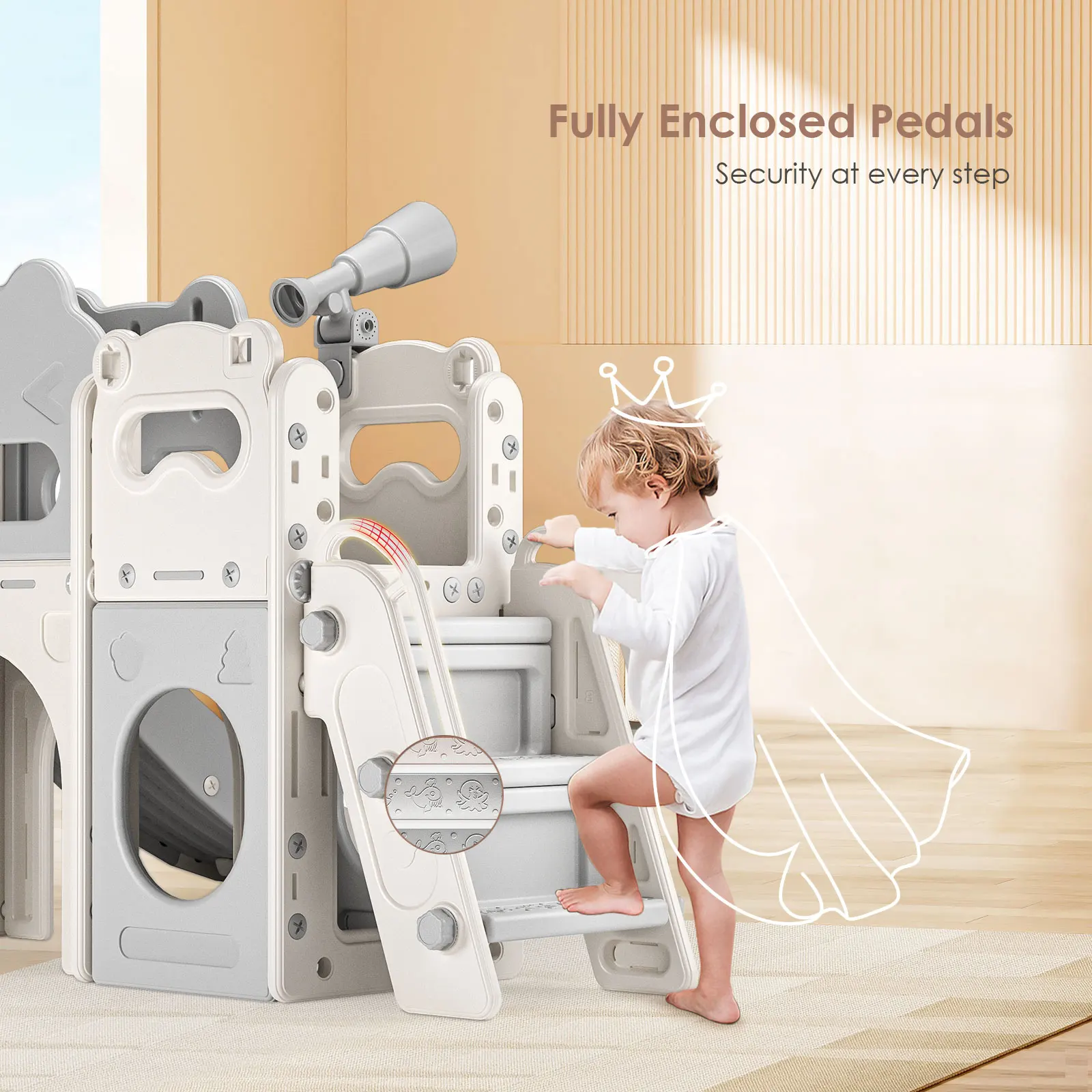 Aire de jeux intérieure pour tout-petits thème ours