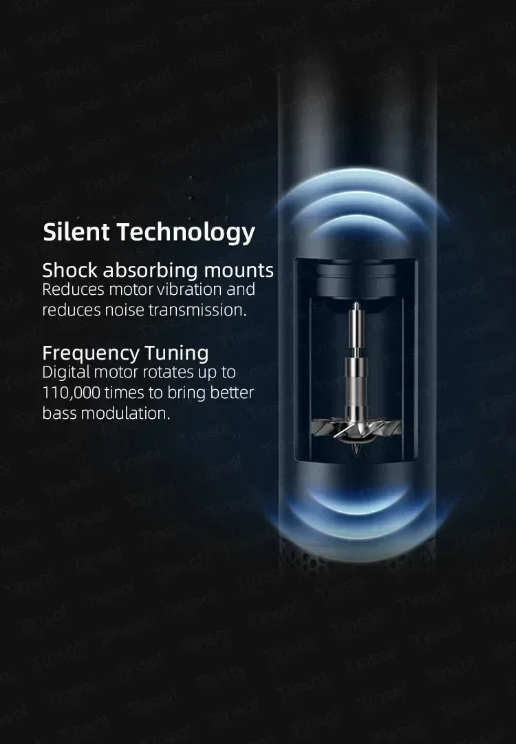 Sèche-cheveux avec plusieurs embouts