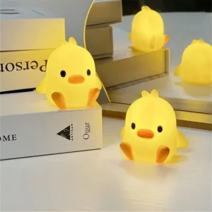 Veilleuse LED Silicone Canard - Lumière Douce Chambre Enfant