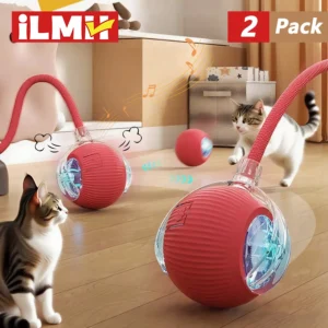 Jouet Chat Interactif - Balle Roulante Auto, Rechargeable