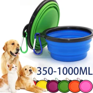 Gamelle Pliable Chien et Chat Silicone - 350 ml à 1,5 L